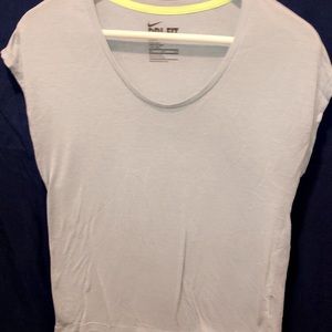 Gray NIKE workout shirt